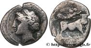 Classique 3 (350 à 323 avant J.C.) Demi-nomos ou drachme CAMPANIE - NEAPOLIS (NAPLES) Naples, Campanie c. 275-250 AC. (17mm, 3,01g, 9h) -