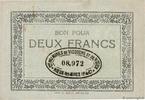 FRANCE régionalisme et divers 2 Francs FRANCE régionalisme et divers 2 Francs 1914 SUP -