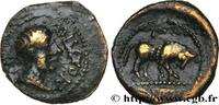 FRANCE Bronze ATECTORI (quadrans) SANTONS / CENTRE-OUEST, Incertaines c. 40 AC. (14mm, 1,48g, 6h) -