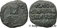 LA DYNASTIE MACÉDONNIENNE (867-1081) Follis LÉON VI LE SAGE Constantinople 886 (23,5mm, 4,40g, 6h) -