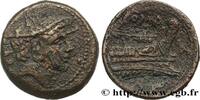 LA RÉPUBLIQUE (280 avant J.C. à 27 avant J.C.) Sextans RÉPUBLIQUE ROMAINE - ANONYMES Rome ou Italie c. 211-206 AC. (20mm, 5,20g, 9h) -