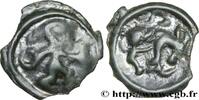 FRANCE Potin au guerrier courant et “à l’élan” RÈMES (Région de Reims) Reims (51) c. 90-50 AC. (19,5mm, 4,10g, 12h) -
