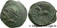 FRANCE Bronze CRICIRV, barbu SUESSIONS (région de Soissons) c. 50-40 AC. (19mm, 3,25g, 9h) -