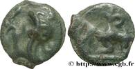 FRANCE Potin au taureau et au lis, classe Ia HAUTE ET MOYENNE SEINE Ier siècle avant J.-C. (18mm, 3,68g, 3h) -