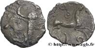 FRANCE Denier d'argent scyphate dit “à l'hippocampe” AMBIENS (Région d'Amiens) Amiens (80) c. 60-50 AC. (12,5mm, 0,84g, 6h) -