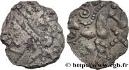 FRANCE Denier d'argent scyphate dit “à l'hippocampe” AMBIENS (Région d'Amiens) Amiens (80) c. 60-50 AC. (14,5mm, 0,51g, 12h) -