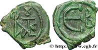 L'EMPIRE D'ANASTASE À MAURICE TIBÈRE (491-602) Pentanummium JUSTIN II Constantinople 567-578 (15mm, 2,22g, 12h) -