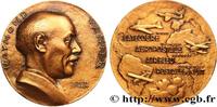 FRANCE Médaille, Raymond Vanier AÉRONAUTIQUE - AVIATION : AVIATEURS & AVIONS 1945 (80,5mm, 215,6g, 12h) -