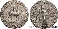 LES TERRITOIRES PÉRIPHÉRIQUES (ARABO-BYZANTINES, C Tétradrachme bilingue SCYTHIE - ROYAUME INDO-SCYTHE - AZÈS c. 55-35 AC (25mm, 9,12g, 1h) -