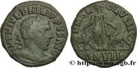 L'ANARCHIE MILITAIRE(235 après J.C. à 284 après J. Sesterce PHILIPPE Ier L'ARABE Viminacium, Mésie Supérieure 245-246 (28,5mm, 21,72g, 7h) -
