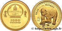 MONGOLIE 1000 Tögrög Proof année du singe MONGOLIE 2016 (11mm, 0,50g, 12h) -
