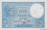FRANCE 10 Francs MINERVE modifié FRANCE 10 Francs MINERVE modifié 1940 SPL+ -