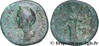 LES ANTONINS (96 après J.C. à 192 après J.C.) Sesterce FAUSTINE MÈRE Rome 141 (32,5mm, 29,03g, 12h) -