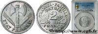 FRANCE 2 francs Francisque ÉTAT FRANÇAIS Beaumont-Le-Roger 1943 (27mm, 2,20g, 6h) -