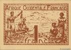 AFRIQUE OCCIDENTALE FRANÇAISE 1 Franc AFRIQUE OCCIDENTALE FRANÇAISE 1 Franc 1944 NEUF -