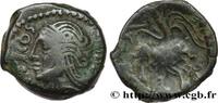 FRANCE Bronze SVTICOS, classe II au lion VÉLIOCASSES (Région du Vexin normand) c. 50-40 AC. (16mm, 3,60g, 6h) -