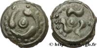 FRANCE Potin aux trois poissons LINGONS (Région de Langres) c.80-50 AC. (18mm, 4,70g, h) -