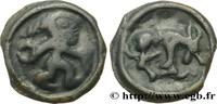 FRANCE Potin au guerrier courant et “à l’élan” RÈMES (Région de Reims) Reims (51) c. 90-50 AC. (19,5mm, 3,46g, 12h) -