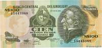 URUGUAY 100 Nuevos Pesos 1987 URUGUAY 100 Nuevos Pesos 1987 NEUF ST 10,00 EUR prix TTC + 9,00 EUR frais d'envoi