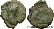 LES JULIO-CLAUDIENS (27 avant J.C. à 69 après J.C. As à l'autel de Lyon TIBÈRE Lyon c. 12-14 AD. (28mm, 11,42g, 6h) -