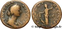 LES ANTONINS (96 après J.C. à 192 après J.C.) Sesterce FAUSTINE JEUNE Rome 156-161 (31,5mm, 22,38g, 6h) -