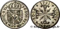 SUISSE - CANTON DE NEUCHATEL 1/2 Batzen Principauté de Neuchâtel SUISSE - CANTON DE NEUCHATEL 1791 (22,42mm, 1,66g, 6h) -