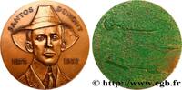 FRANCE Médaille, Alberto Santos-Dumont AÉRONAUTIQUE - AVIATION : AVIATEURS & AVIONS Monnaie de Paris 1973 (76,5mm, 199,42g, 12h) -