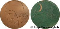 FRANCE Médaille, Louis Bleriot AÉRONAUTIQUE - AVIATION : AVIATEURS & AVIONS Monnaie de Paris 1970 (67,5mm, 150,99g, 12h) -