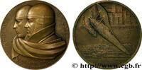 FRANCE Médaille, Traversée de l’Atlantique Nord, Dieudonn AÉRONAUTIQUE - AVIATION : AVIATEURS & AVIONS 1930 (67,5mm, 166,95g, 12h) -