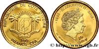 CÔTE D'IVOIRE 100 Francs CFA Proof 90e anniversaire de la reine CÔTE D'IVOIRE 2016 (11mm, 0,50g, 12h) -