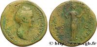 LES ANTONINS (96 après J.C. à 192 après J.C.) Sesterce FAUSTINE MÈRE Rome 139 (34mm, 26,48g, 6h) -
