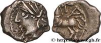 FRANCE Denier KALETEDOY, au delta renversé LINGONS (Région de Langres) c. 80-50 AC. (12,5mm, 1,95g, 12h) -