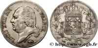 FRANCE 5 francs Louis XVIII, tête nue LOUIS XVIII Bayonne 1817 (37mm, 24,99g, 6h) -