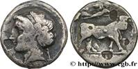 Classique 3 (350 à 323 avant J.C.) Nomos, statère ou didrachme CAMPANIE - NEAPOLIS (NAPLES) Naples, Campanie c. 340-325 AC. (21mm, 6,28g, 6h) -