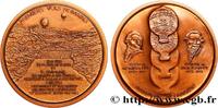 FRANCE Médaille, les premiers vols humains, n°18 AÉRONAUTIQUE - AVIATION : AVIATEURS & AVIONS Monnaie de Paris 1983 (79,5mm, 240,43g, 12h) -