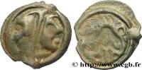 FRANCE Potin OYINDIA à la tête janiforme LINGONS (Région de Langres) Langres (52) c. 80-50 AC. (17mm, 3,36g, h) -