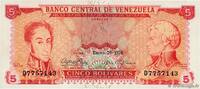 VENEZUELA 5 Bolivares VENEZUELA 5 Bolivares 1974 NEUF -