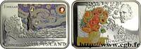 NIUÉ 1 Dollar Proof Elisabeth II / Vincent Van Gogh NIUÉ Varsovie 2007 (40mm, 28,28g, h) -