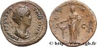LES ANTONINS (96 après J.C. à 192 après J.C.) Sesterce FAUSTINE MÈRE Rome 141 (35,5mm, 27,87g, 5h) -