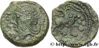FRANCE Bronze SVTICOS, classe II au lion VÉLIOCASSES (Région du Vexin normand) c. 50-40 AC. (17mm, 3,26g, 3h) -