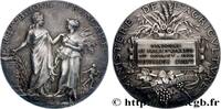 FRANCE Médaille, Concours de prime d’honneur, Outillage a MINISTÈRES 1923 (49,5mm, 62,24g, 12h) -