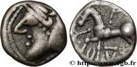 FRANCE Denier KALETEDOY, au delta renversé LINGONS (Région de Langres) c. 80-50 AC. (12mm, 1,88g, 9h) -