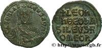 LA DYNASTIE MACÉDONNIENNE (867-1081) Follis LÉON VI LE SAGE Constantinople 886 (25mm, 5,53g, 6h) -