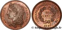 FRANCE Concours de 10 centimes, essai en cuivre par Gayra DEUXIÈME RÉPUBLIQUE Paris 1848 (30mm, 10,38g, 6h) -