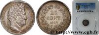 FRANCE 25 centimes Louis-Philippe LOUIS-PHILIPPE Ier Paris 1848 (15mm, 1,25g, 6h) -