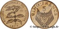 RWANDA Essai de 5 Francs RWANDA Paris 1977 (25mm, g, 6h) -