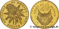RWANDA Essai de 20 Francs bananier RWANDA Paris 1977 (27mm, g, 6h) -