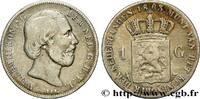 PAYS-BAS 1 Gulden Guillaume III PAYS-BAS Utrecht 1863 (28mm, 9,72g, 6h) -