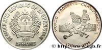 AFGHANISTAN 500 Afghanis Proof Coupe du Monde de football Ital AFGHANISTAN 1989 (39mm, 16,05g, 6h) -
