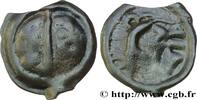 FRANCE Potin OYINDIA à la tête janiforme LINGONS (Région de Langres) c. 80-50 AC. (16,5mm, 2,06g, h) -